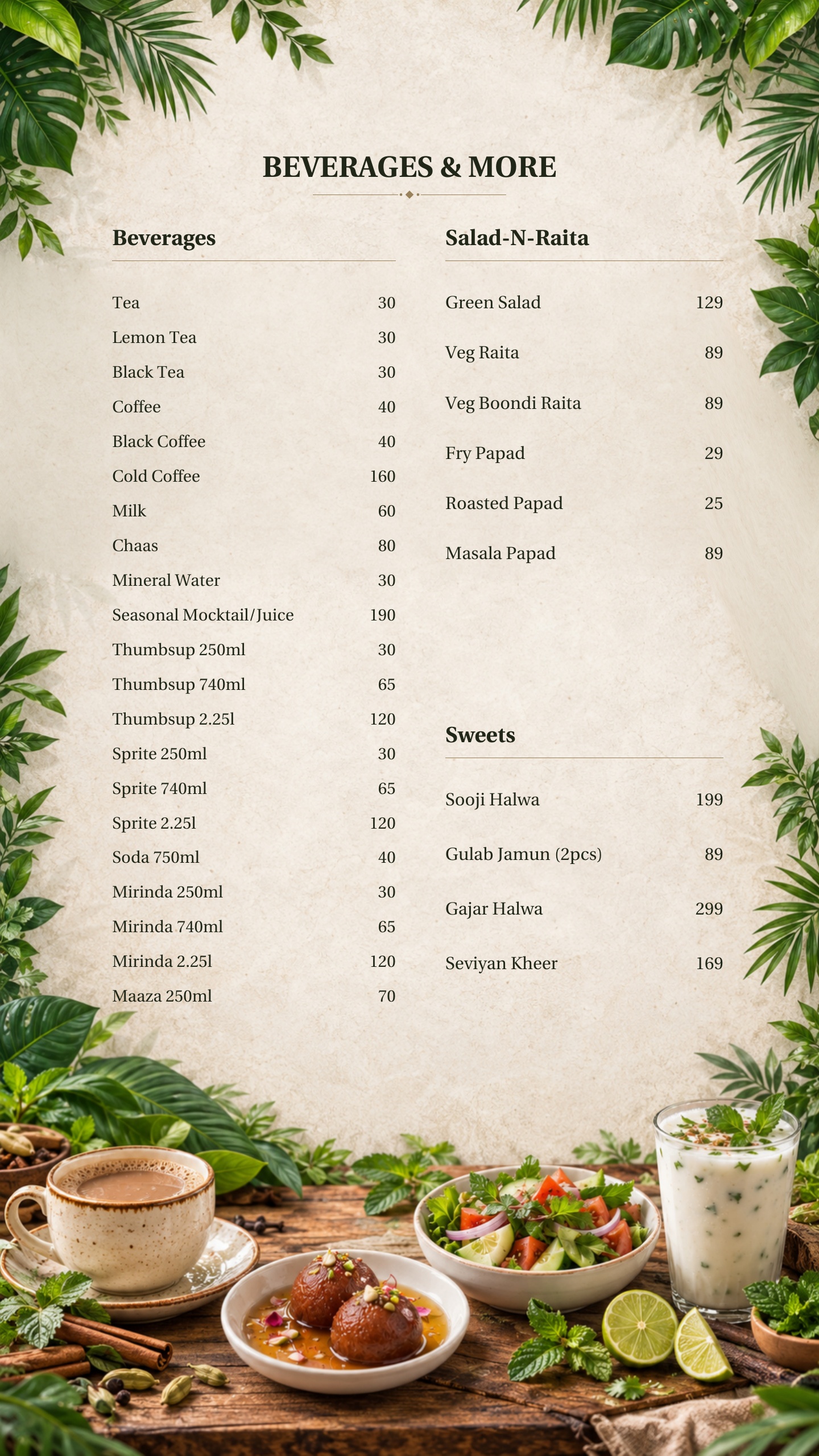 NB Nature Stay final food menu, page 9 of 10